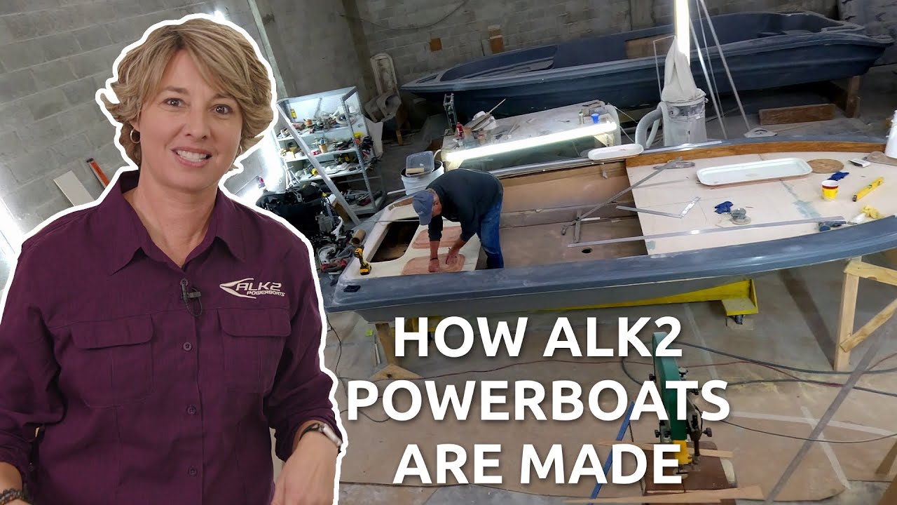 Как производятся катера с центральной консолью! Экскурсия по заводу ALK2 Powerboats