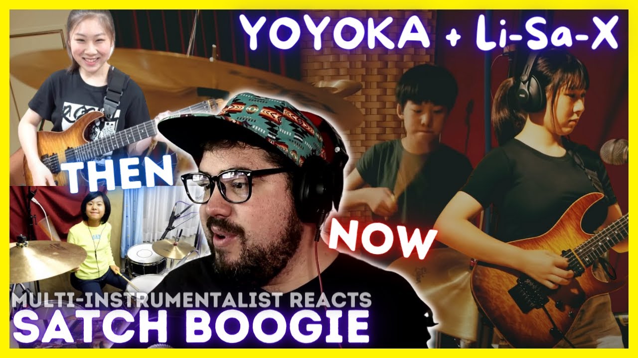 Multi-Instrumentalist Reacts to Yoyoka + Li-Sa-X 'Satch Boogie' | 2020 + 2021