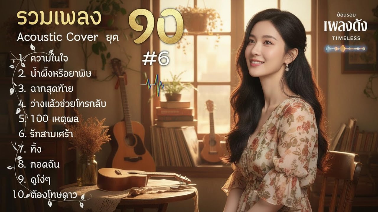 รวมเพลง Cover Acoustic | ยุค 90 #6 เพราะๆเจ็บๆโดนใจ ฟังแล้วคิดถึงวันเก่าๆ