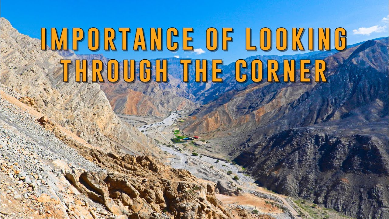 Importance of looking through the corner on a motorcycle / Street motorcycles off-road / VLOG