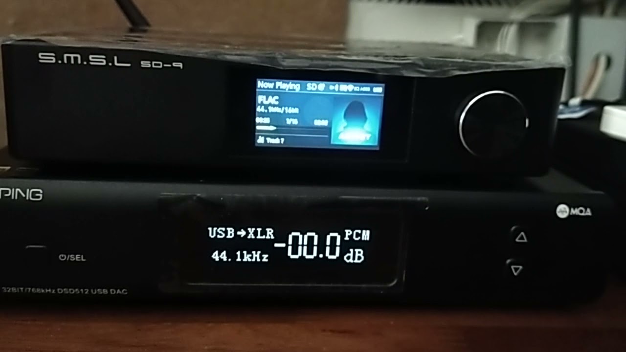 Testing SMSL SD-9 + Topping D90MQA with Teac AX501 class D amplifier