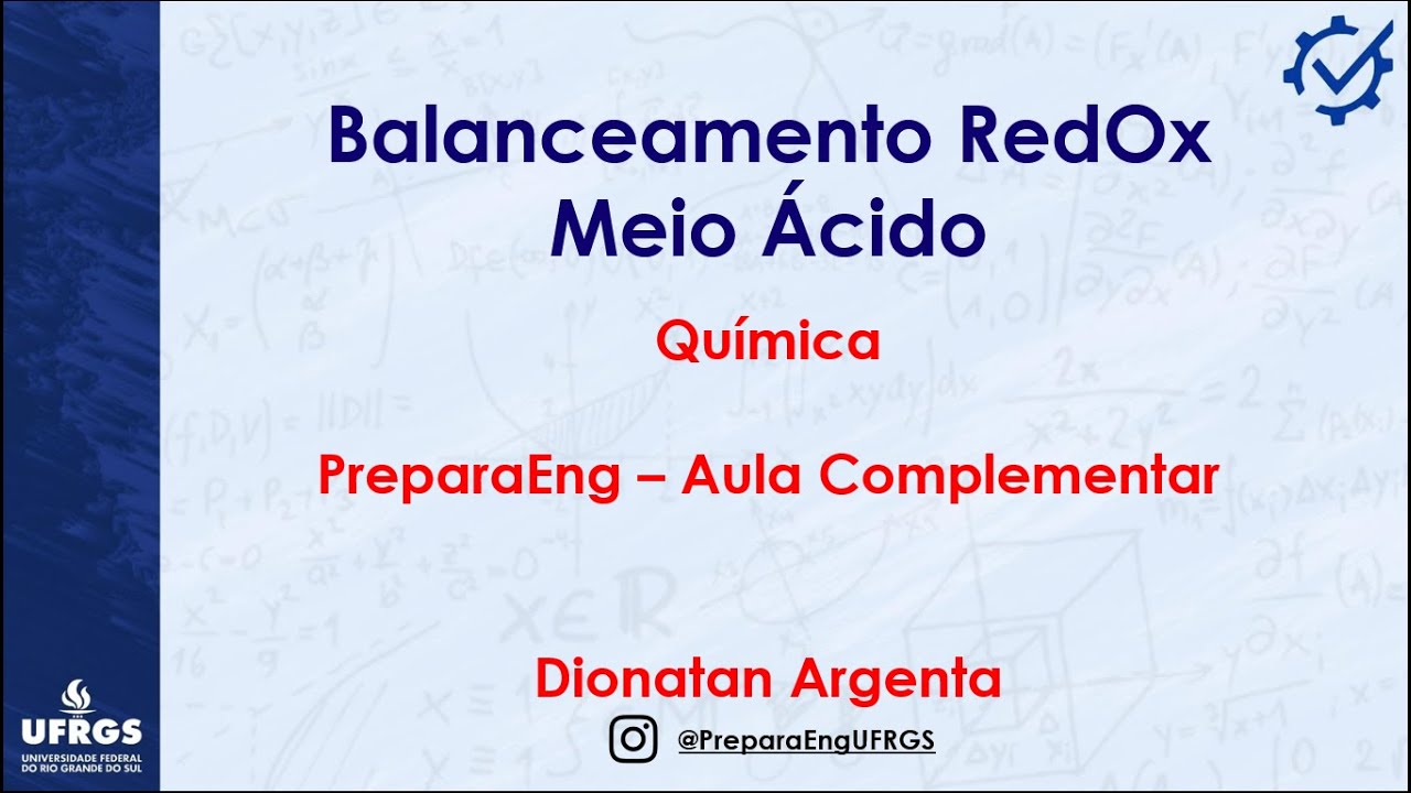 Balanceamento RedOx - Meio Ácido