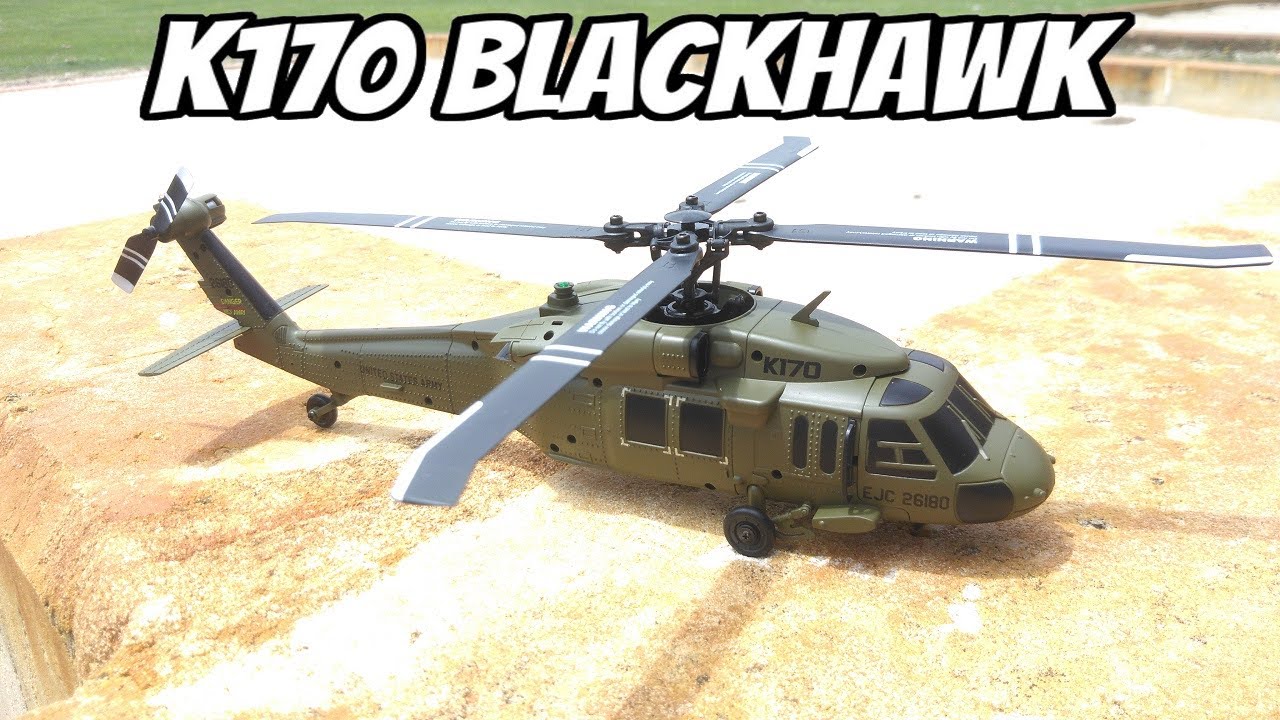WLTOYS K170 UH-60L Blackhawk | One of the Best Beginner-Friendly RC Helicopters