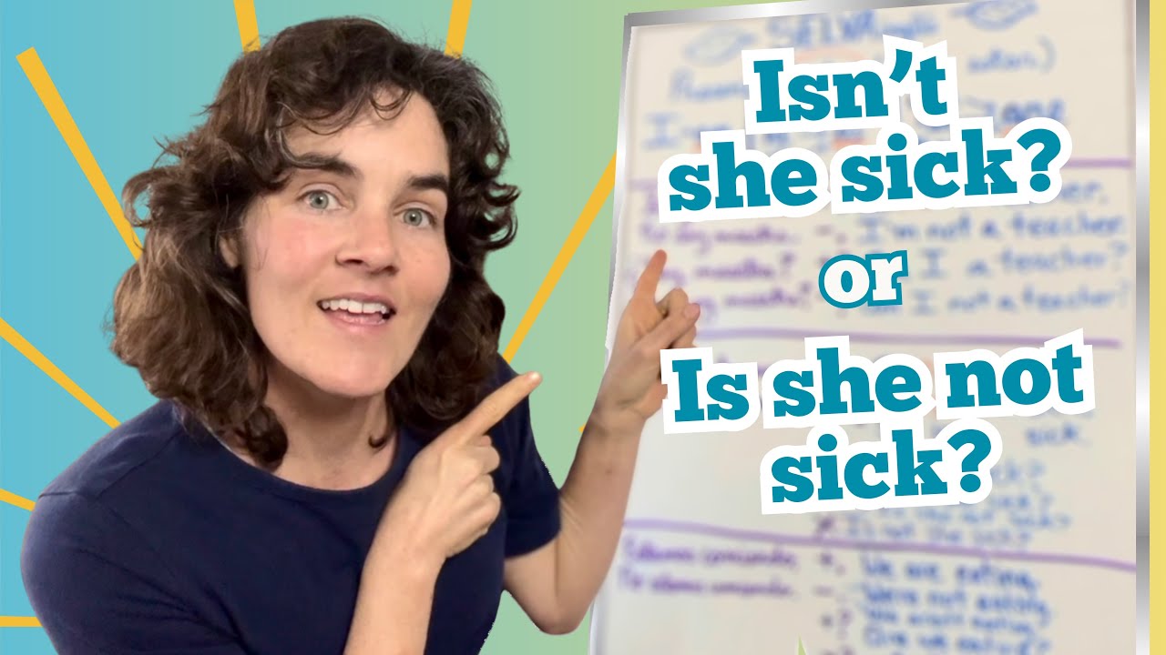 Preguntas negativas con ‘To Be’ y su verdadero significado