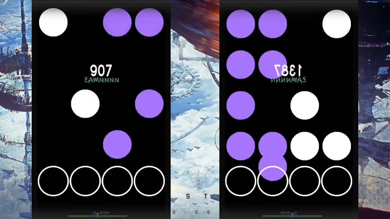 osu!mania: Kikai no Tsubasa; Normal vs Kaizo version comparison