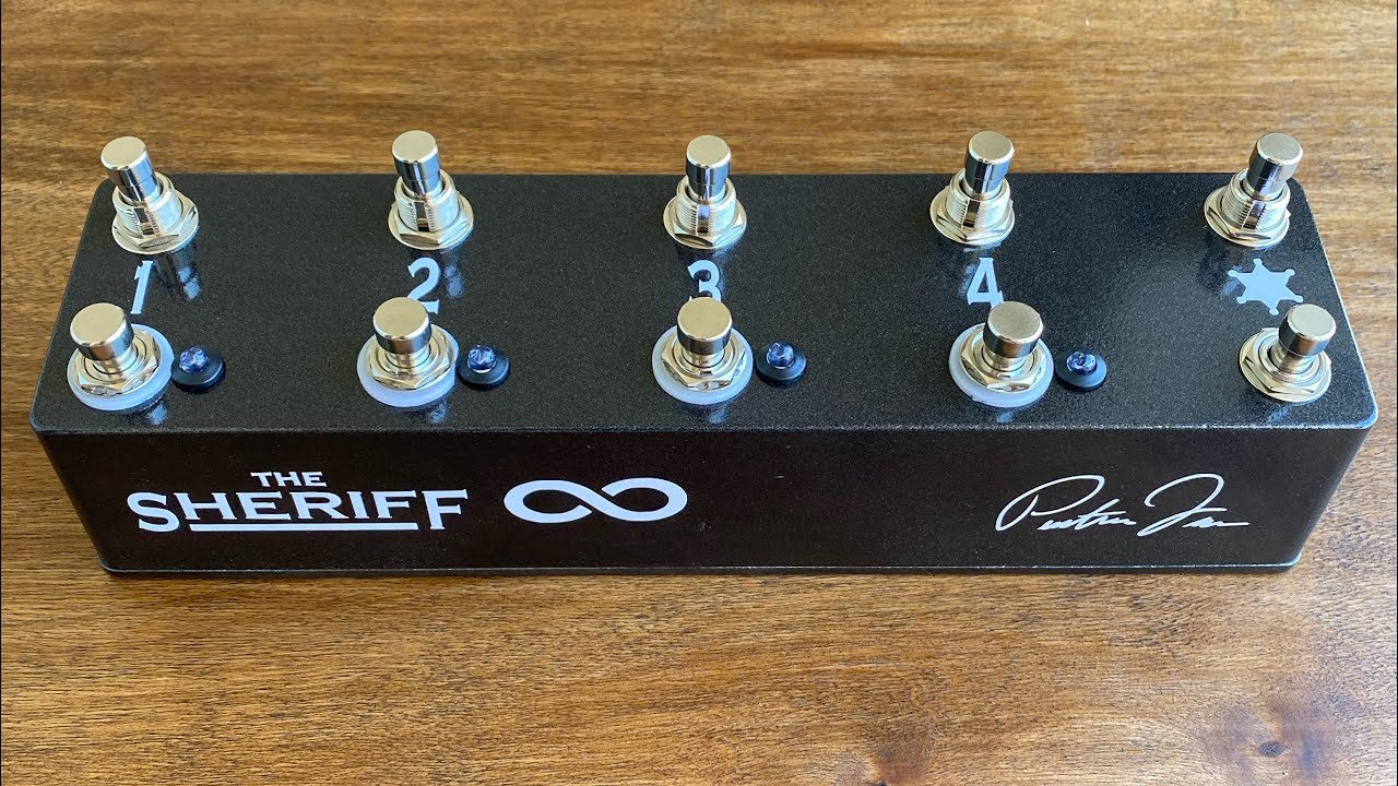 The Sheriff Loop - Midi Controller for Line 6 HX Stomp AND 4 Channel Looper AND EXP MIDI