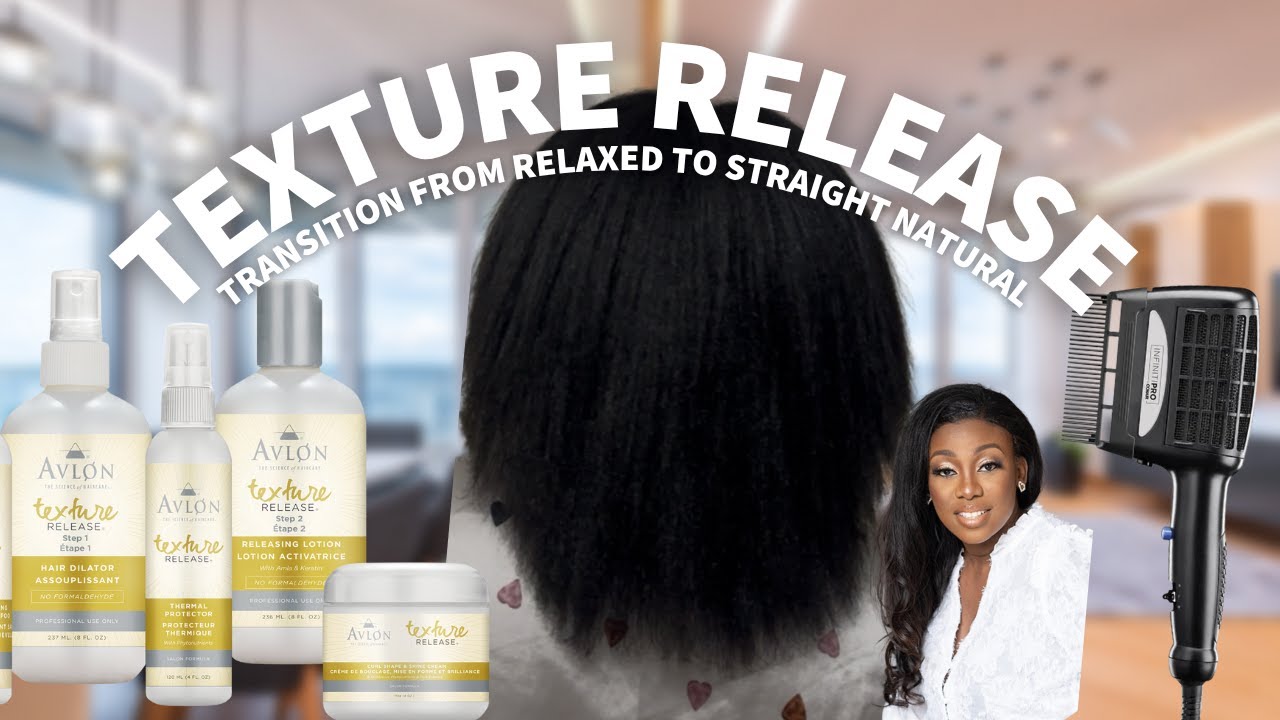 I stopped getting Relaxers | Texture Release at Home | Straight Natural Routine 