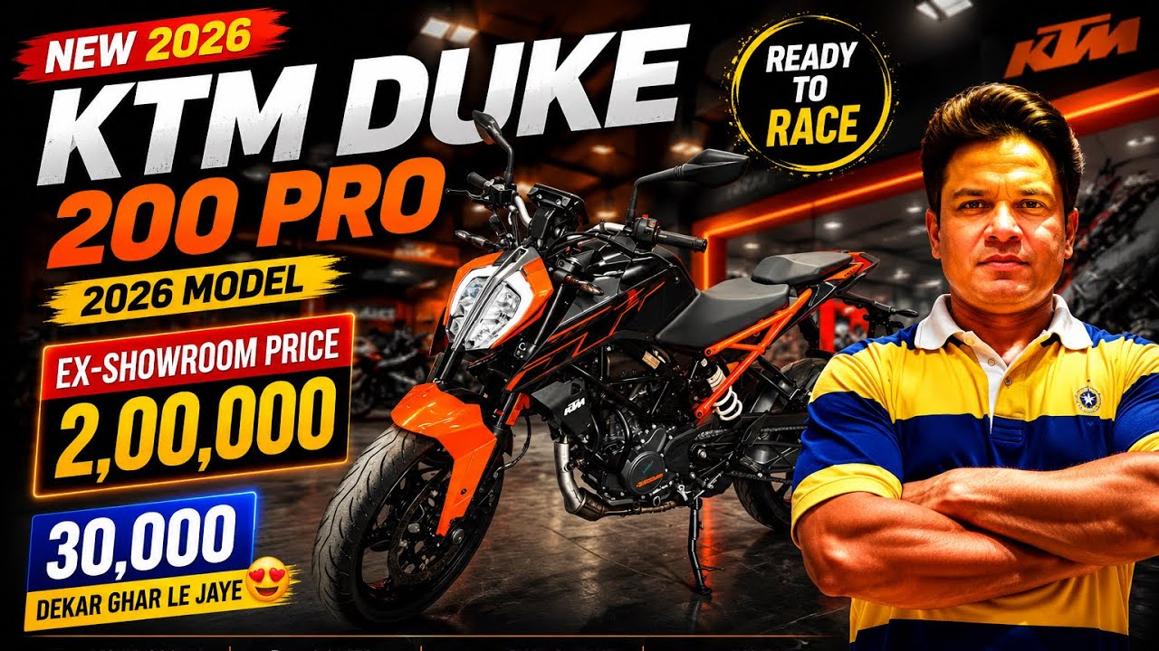 2026 KTM Duke 200 Pro 🔥 New Look | Full Review | Price, Features & Mileage