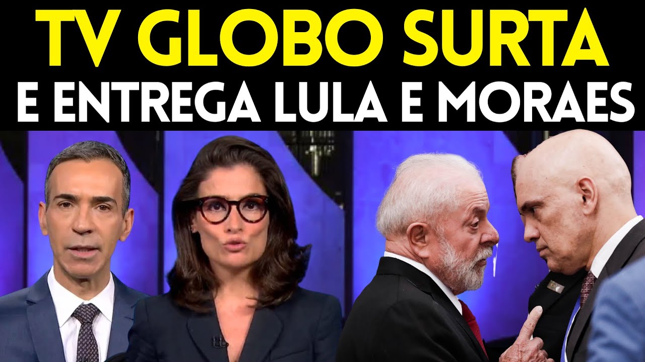 B0MBA! TV GLOBO ENTREGA MORAES E LULA AO VIVO NO JORNAL NACIONAL SOBRE A FRAUDE BANCO MASTER