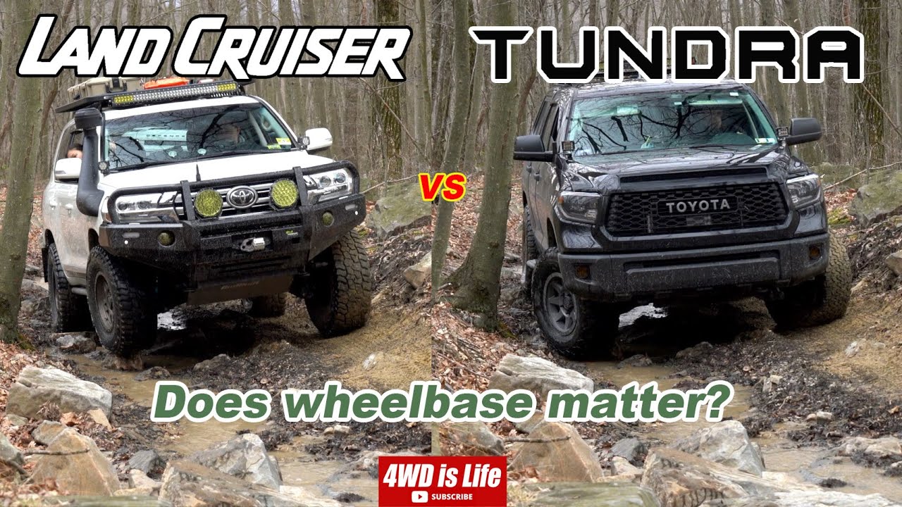 Toyota Land Cruiser против Tundra — сравнение на бездорожье