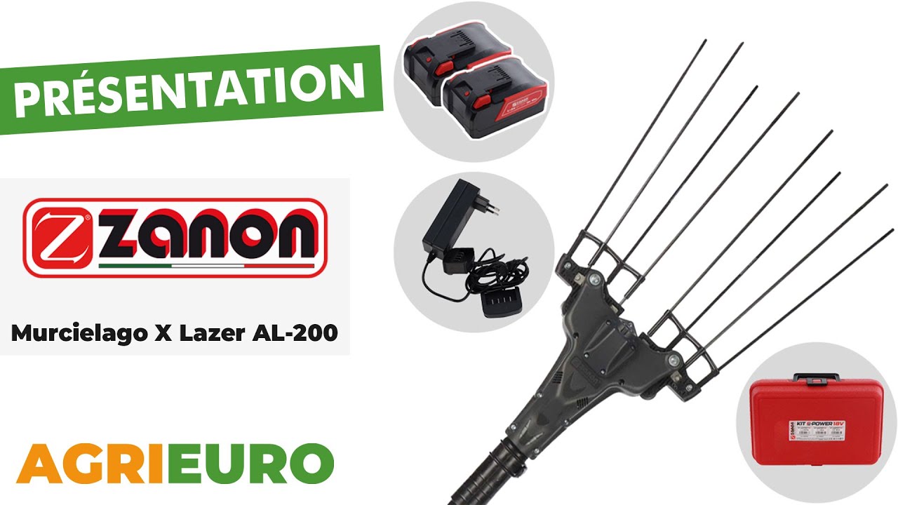 Zanon Murcielago X Lazer AL-200 - Peigne vibreur à batterie - Présentation