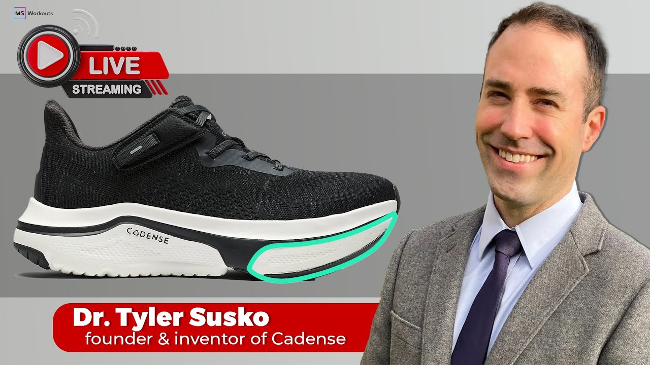 Trouble Walking? These shoes can help | Live with Dr. Tyler Susko - inventor of Cadense Sneakers