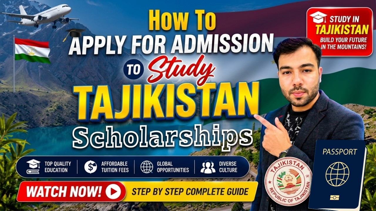 How to Study in Tajikistan with Scholarship 2026 | Complete Online Admission & Scholarship Process