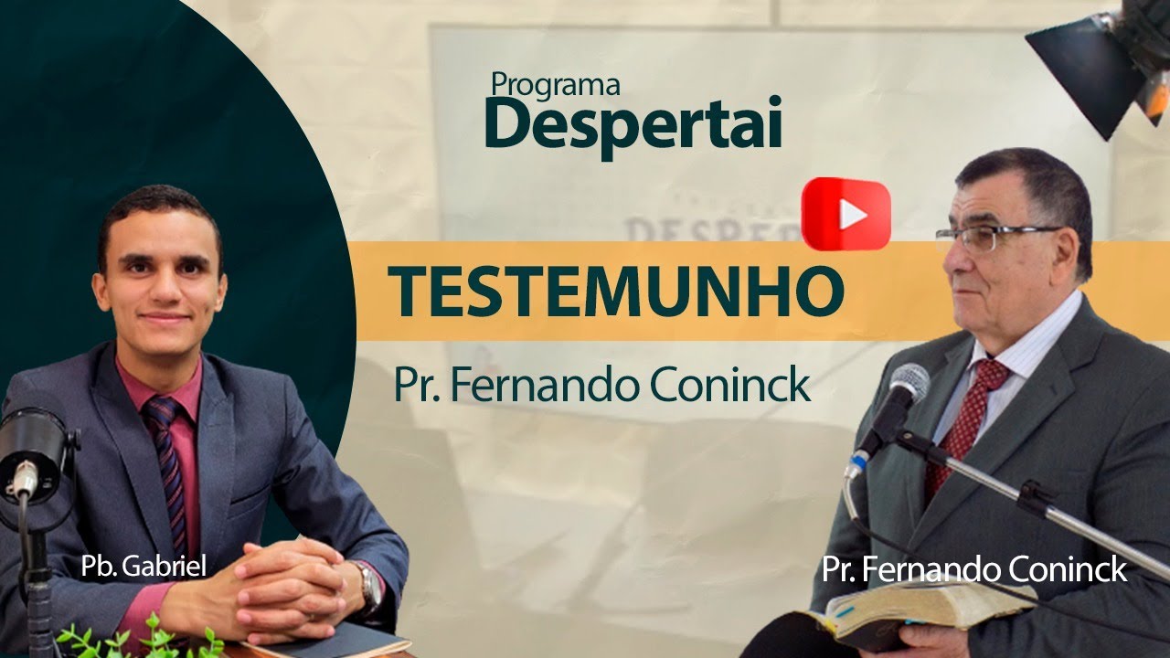 Testemunho Pr. Fernando Coninck | 25/07/2022 | Segunda-Feira Noite | @IPJCOFICIAL | Despertai