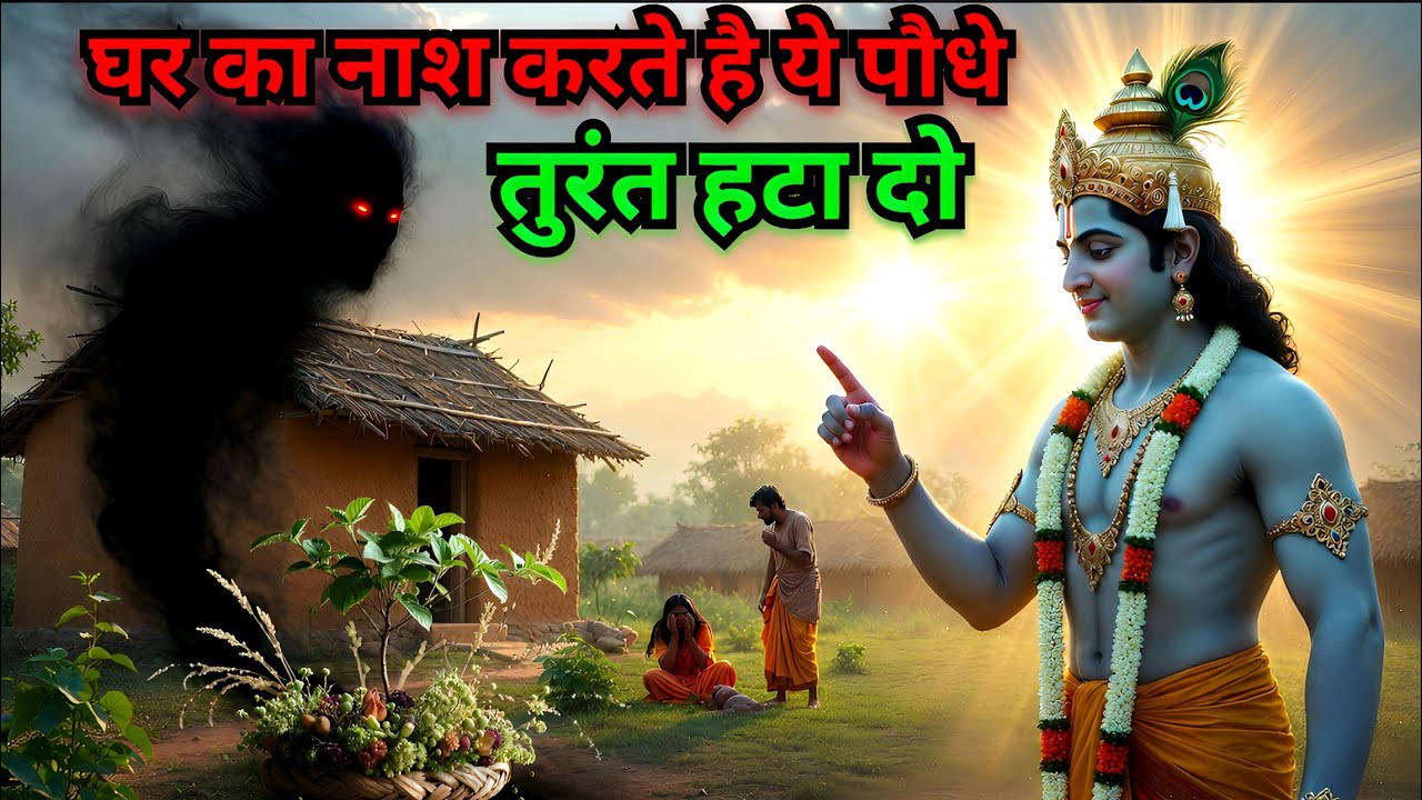 घर के आंगन में ये पेड़ लगाओ तो गरीबी हमेशा के लिए भाग जाएगी | श्री कृष्ण की अनोखी कथा |