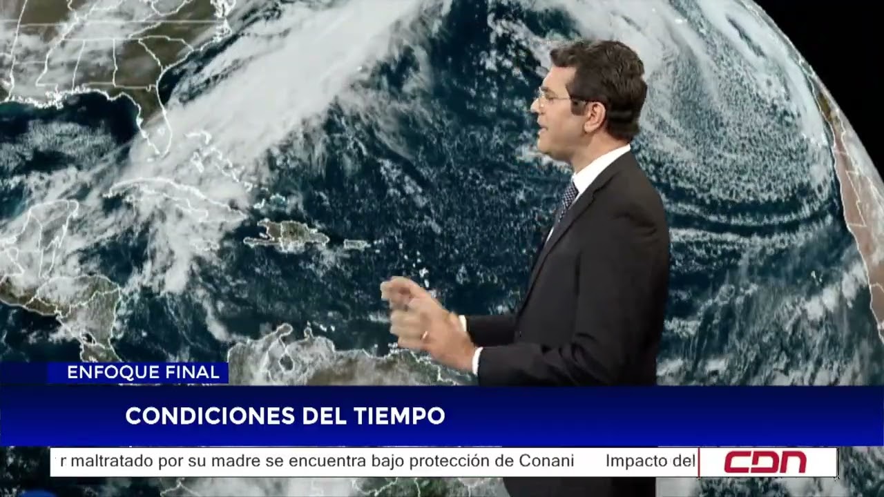 Vaguada y frente frío 32 provocarán lluvias intensas e inestabilidad en República Dominicana