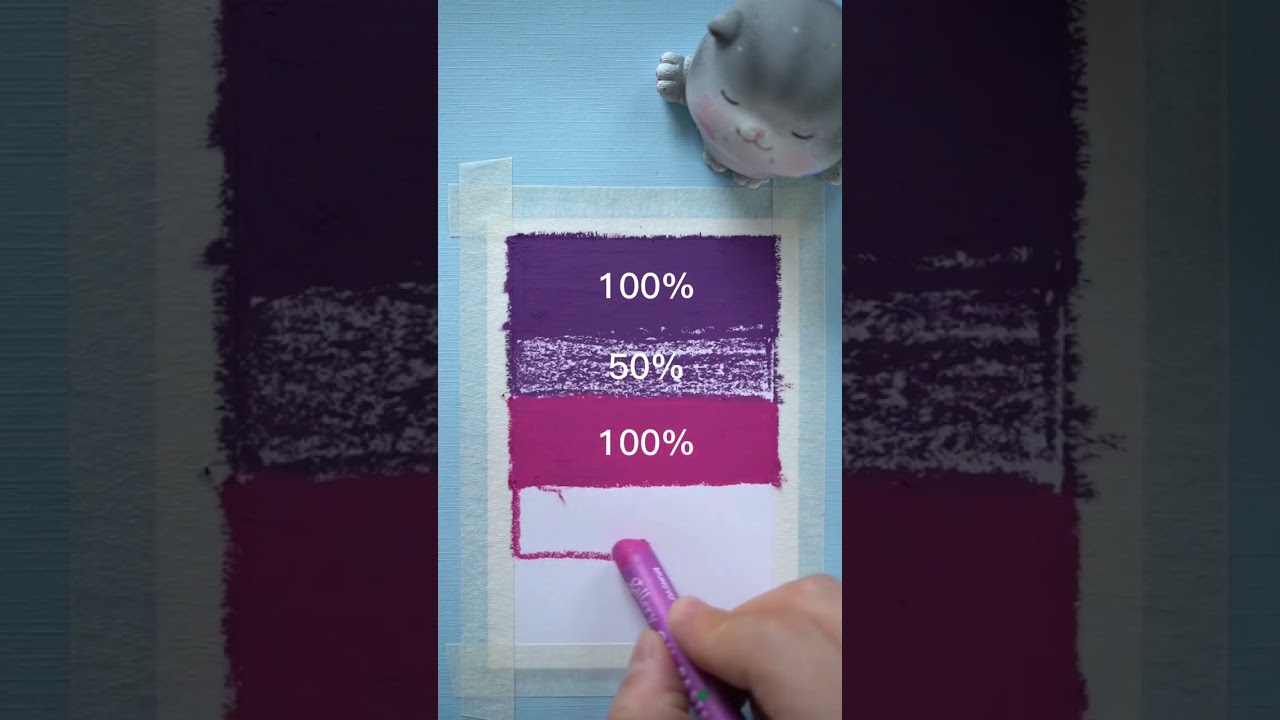 Blending Oil Pastels - Violet #shorts #oilpastel #oilpasteldrawing #drawing #satisfying #art