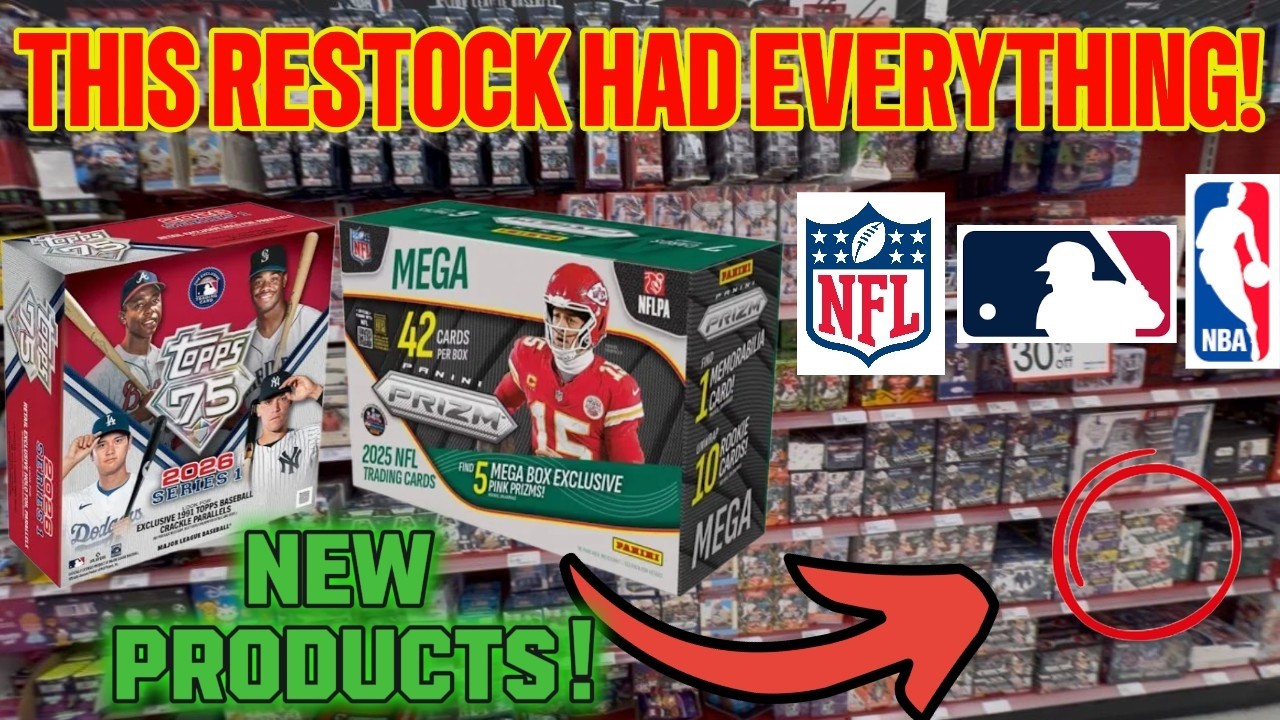 WE GOT FOOTBALL, BASEBALL & BASKETBALL CARDS ON THIS CARD HUNT🔥