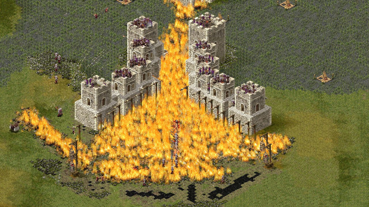Stronghold 1 DE - 16. FIGHTING RETREAT (Very Hard) | Main Campaign