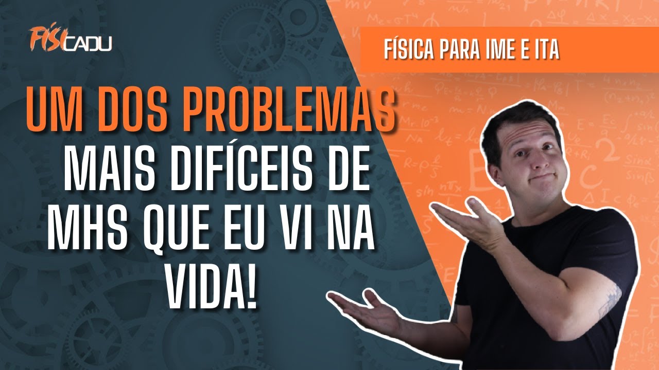 Movimento harmônico com atrito estático e cinético [Nível INSANO] (Física para IME-ITA e olimpíadas)