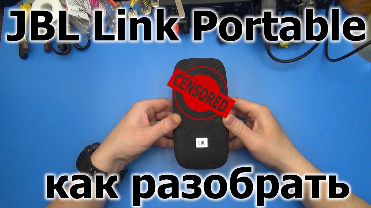 Как раздеть Алису за 5 минут! JBL Link Portable, как разобрать
