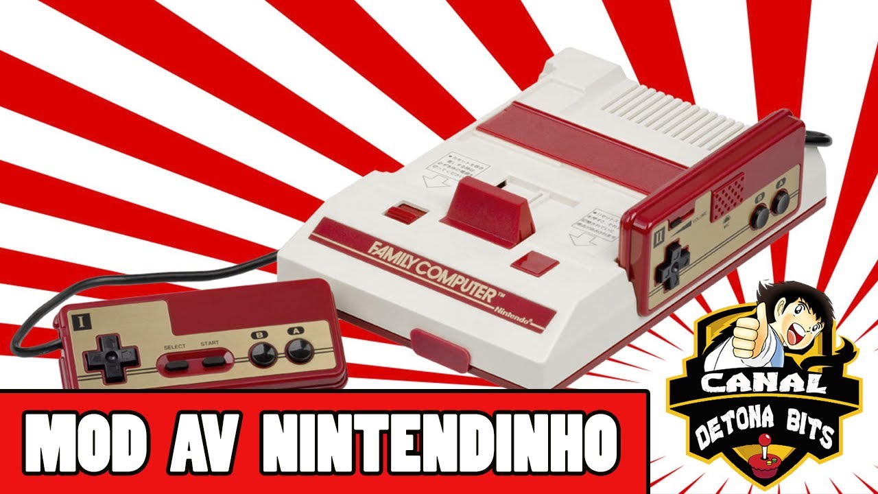 Mod AV Nintendo Family Computer ou nintendinho japones