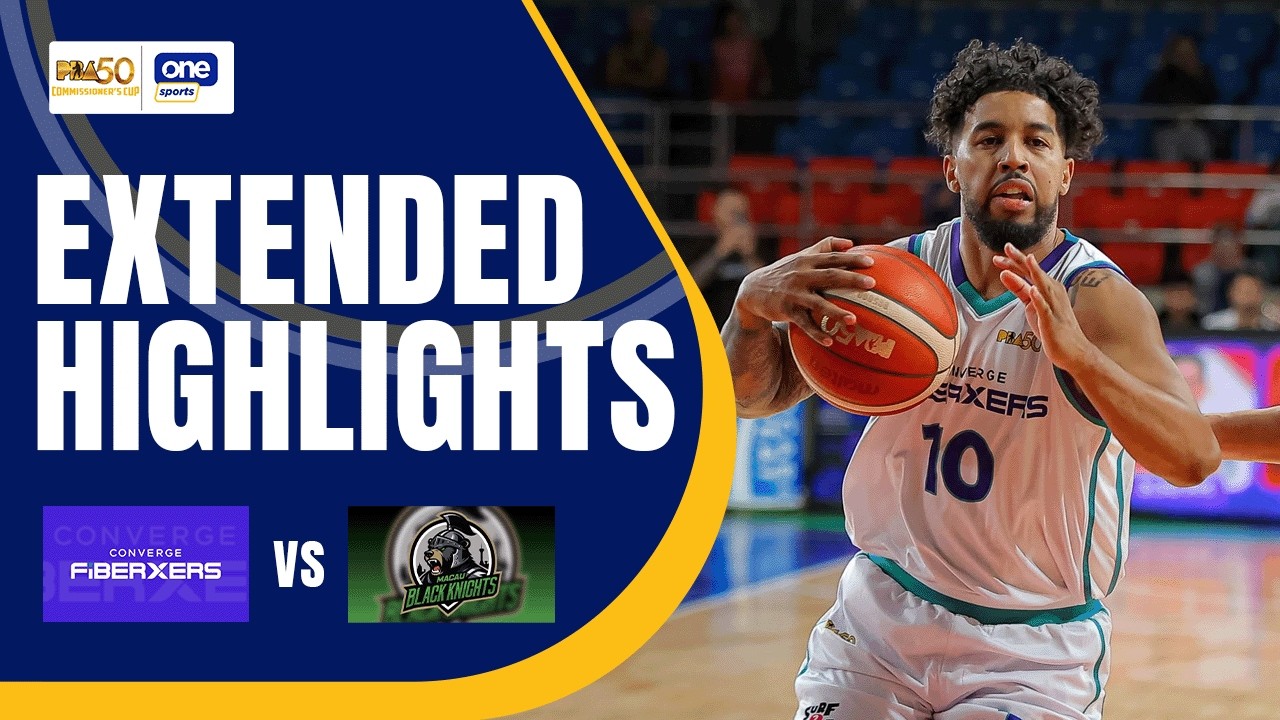 MACAU vs CONVERGE | EXTENDED HIGHLIGHTS | PBA SEASON 50 COMMISSIONER’S CUP