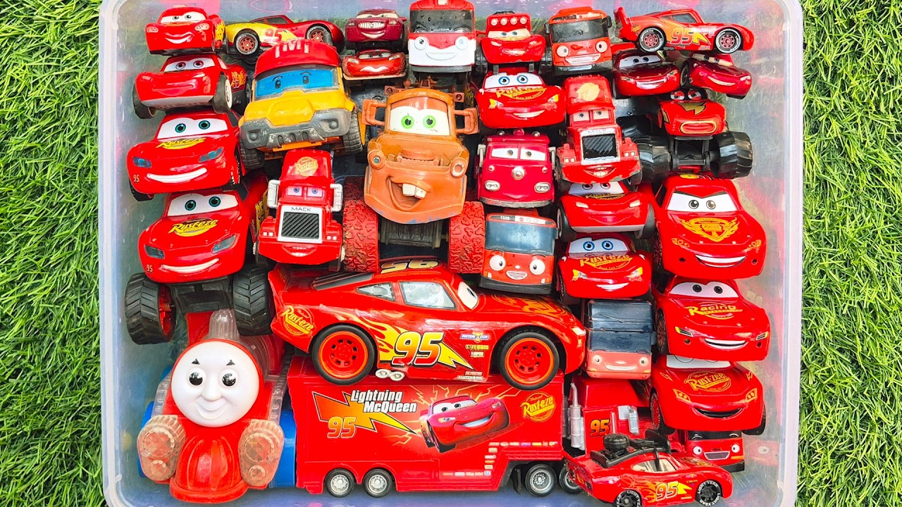 Disney Pixar Cars Unboxing Review | Full Lightning McQueen, Tow Mater, Doc Hudson, Sally, Mack