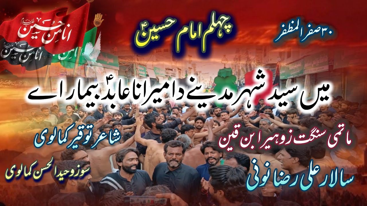 Main Syed Shehar Madina Da | 30 safar Chehulum | Chichawatni chehlum.|