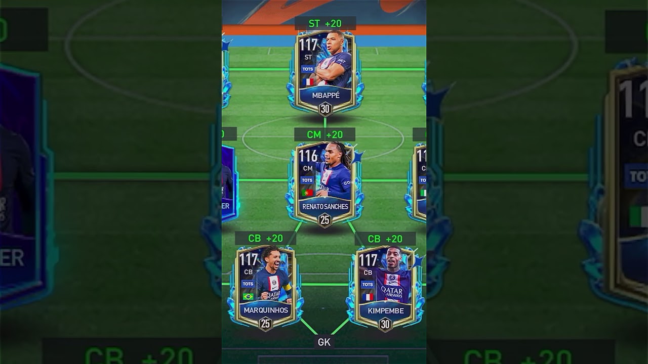 Best PSG (Paris Saint-Germain) Squad #fifamobile