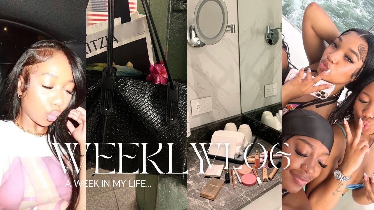 WEEKLY VLOG| travel to escape reality.. opening packages + 48 hours in NY and Miami + yacht vibes