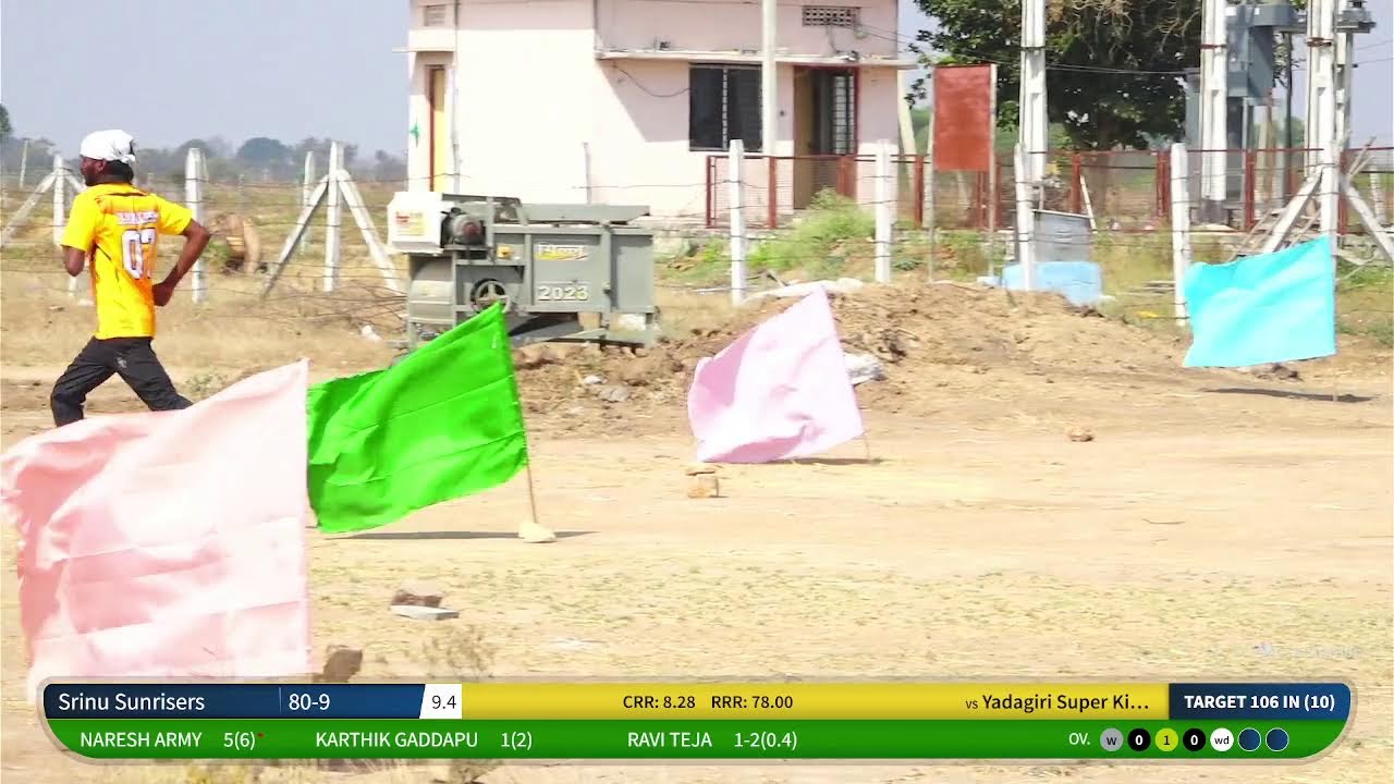 TPL SEASON 2  SRINU SUNRISERS VS YDAGIRI SUPER KING
