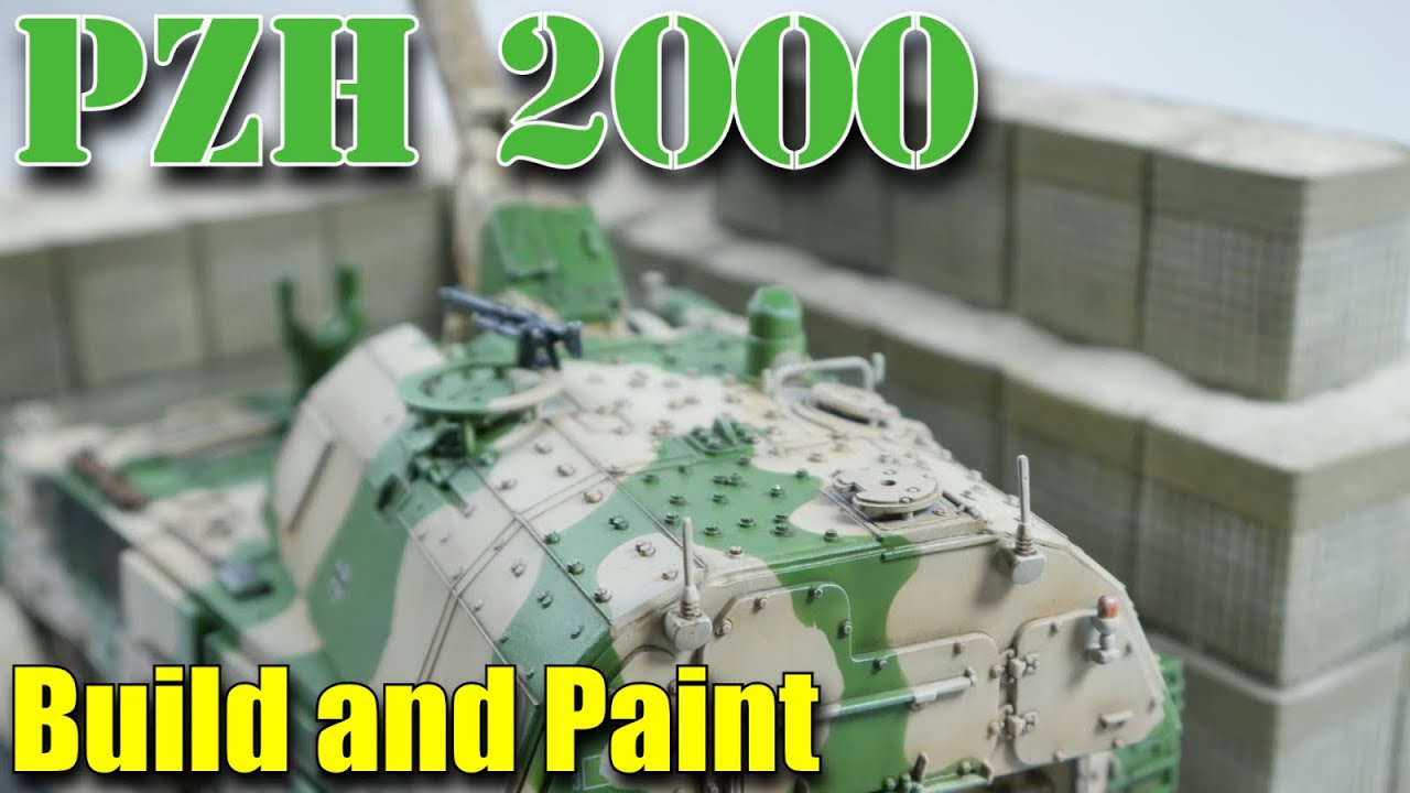 German Howitzer Panzerhaubitze 2000 Firing - Revell 1/35 Diorama Build - Part One