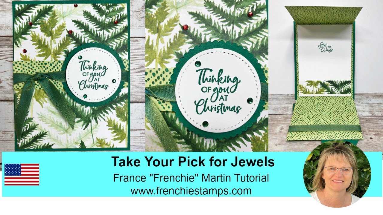 Christmas in July Fun Fold with Forever Greenery Designer Paper