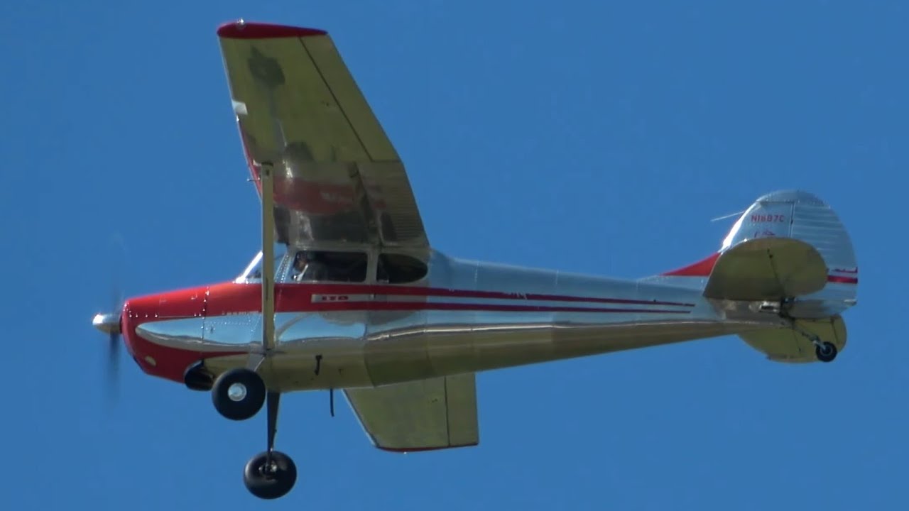 Impressive Cessna 170B short field takeoff