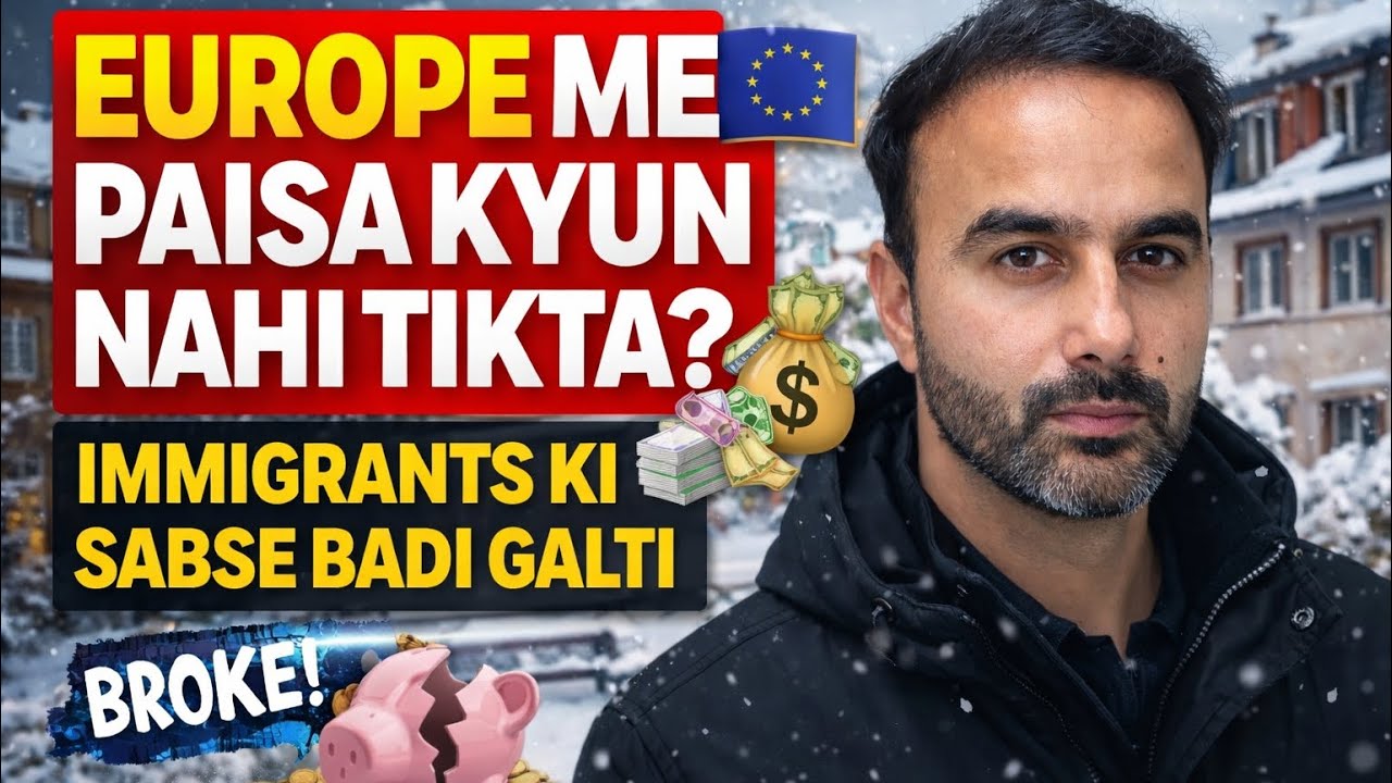 “Europe Me Paisa Kyun Nahi Tikta? 💸 | Immigrants Ki Sabse Badi Galti”