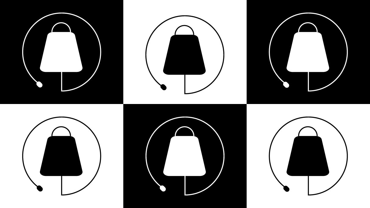 online shopping Store logo design in illustrator 2022 | About Design