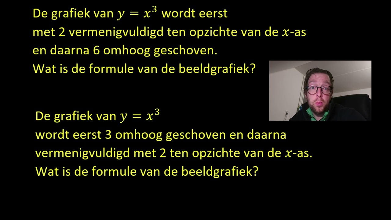 Verticale verschuiving en uitrekking combineren