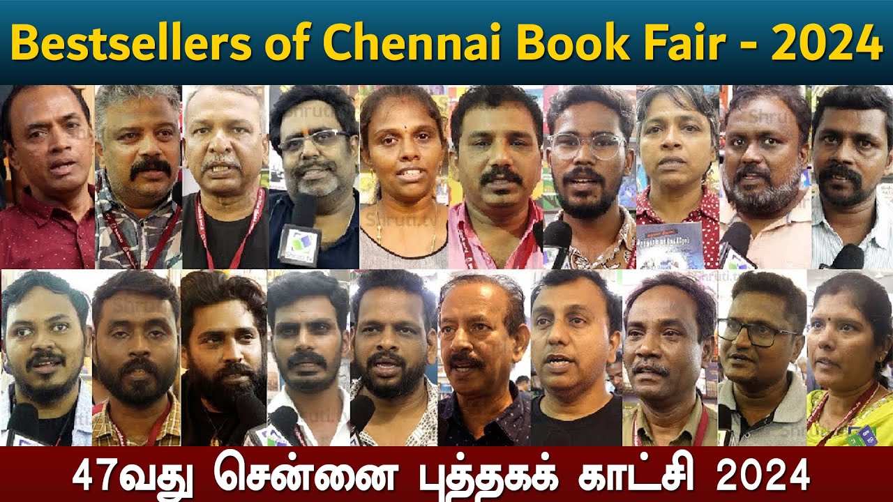 Bestsellers of Chennai Book Fair - 2024