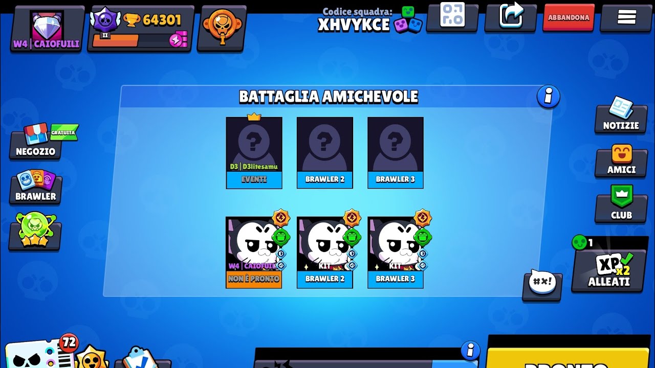AMICHEVOLI SU BRAWL STARS! Tutti possono entrare