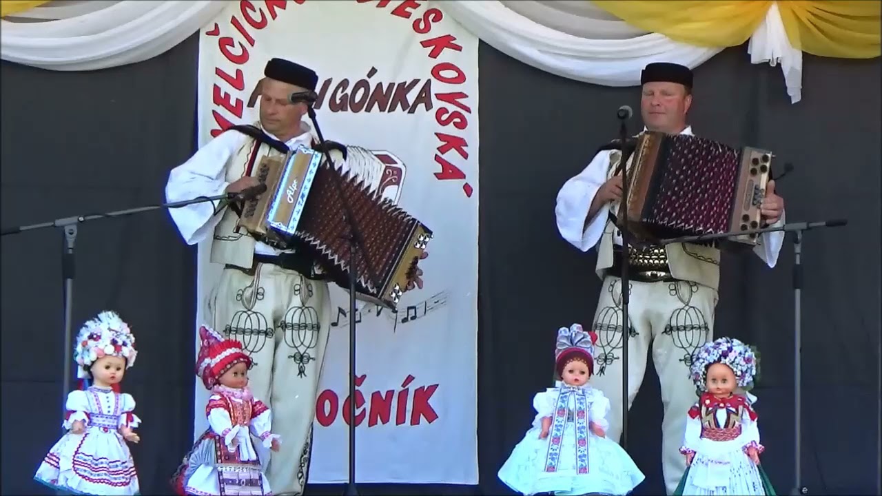 Melčicko Lieskovská heligonka 3. ročník, bratia Miroslav a Martin Macekovci.