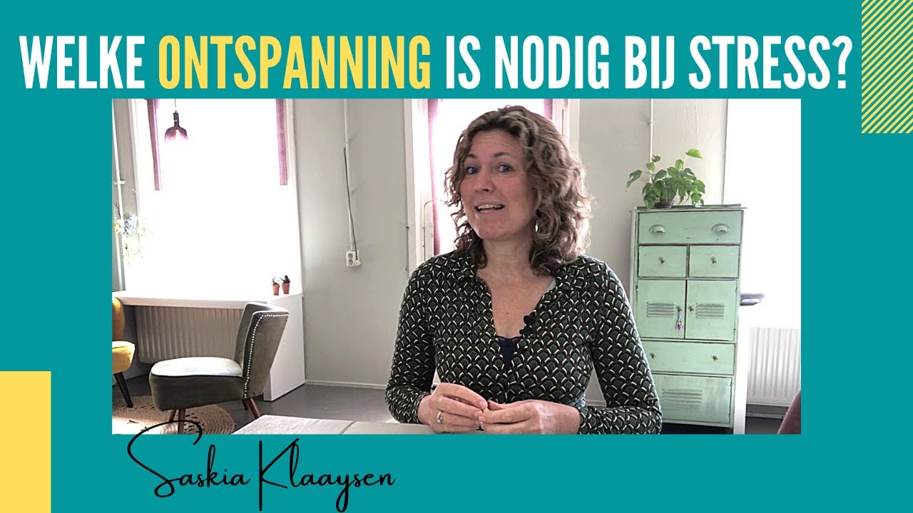 Welke ontspanning heb jij bij stress nodig?