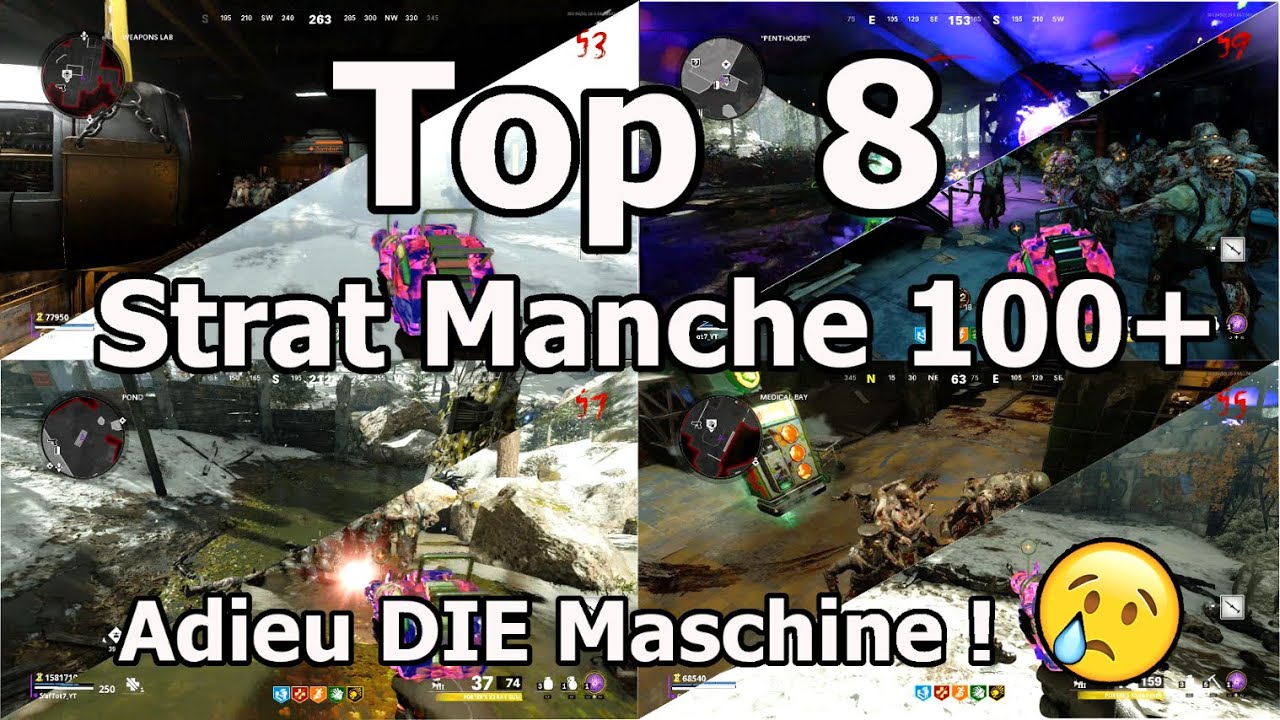 Les 8 meilleures stratégies manche 100+ | DIE Maschine [ Cold War Zombie ]