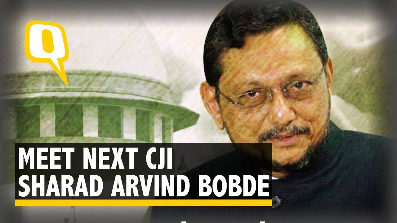 Meet Justice SA Bobde, the Next Chief Justice of India | The Quint
