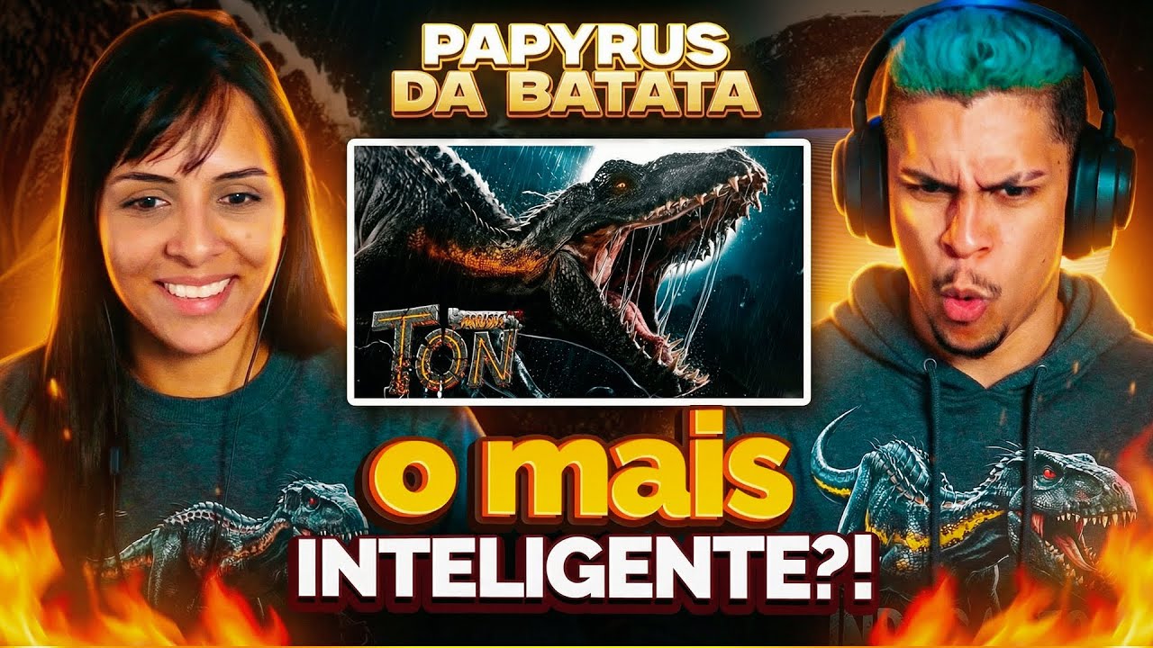 PAPYRUS DA BATATA: Fora de Controle | Indoraptor (J.W: Reino Ameaçado) | [Casal Jounin React] 🔥