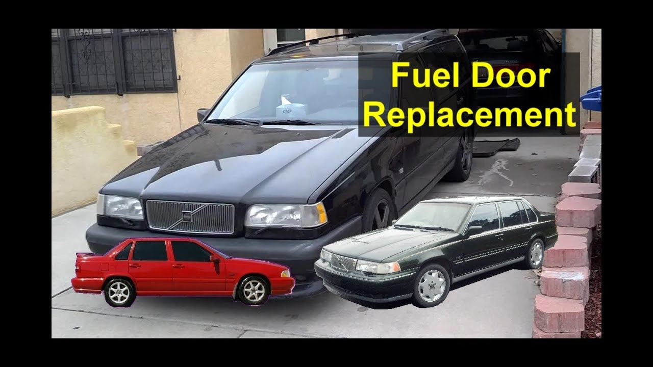 Volvo fuel door hing replacement, installation, 850, S70, V70, 960, etc. - Auto Repair Series