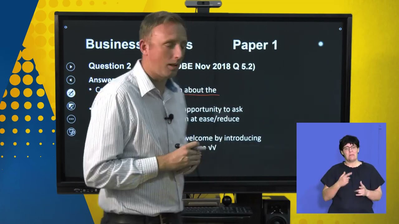 Business Studies Final Exam Prep Paper 2 Operations