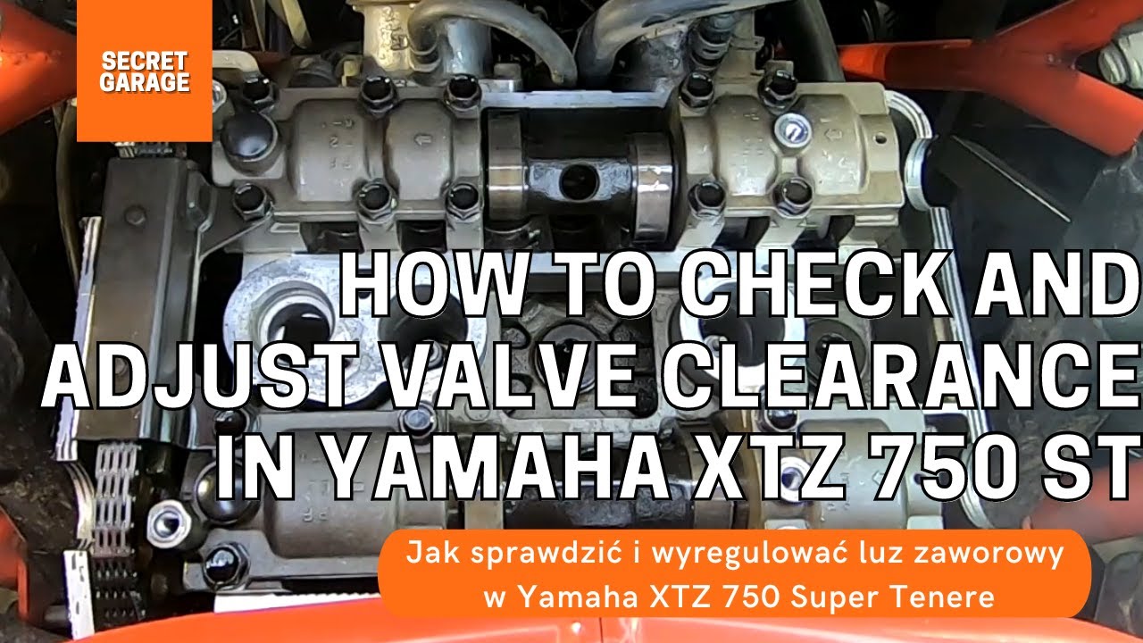 Jak sprawdzić i wyregulować luz zaworowy w Yamaha XTZ 750 Super Tenere