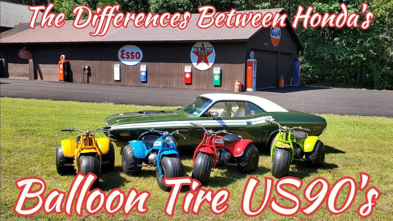 The Differences Between Honda's 1970 to 1974 Balloon Tire US90's
