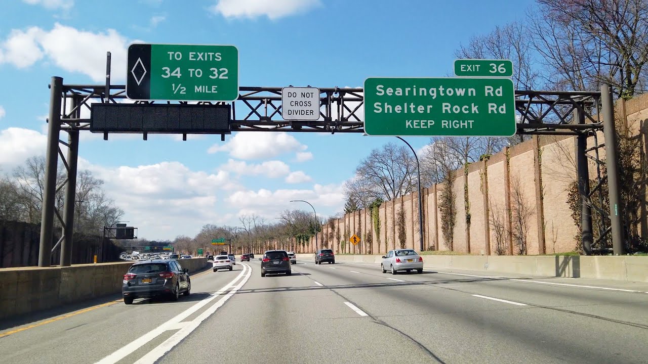 Commack to Little Neck, NY via Long Island Expressway (I-495) west Exits 52-32